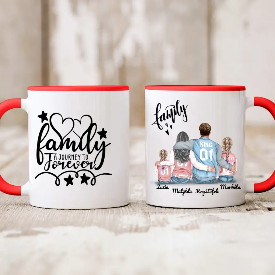 Rodinný hrnek 2 lidé +1/2 děti