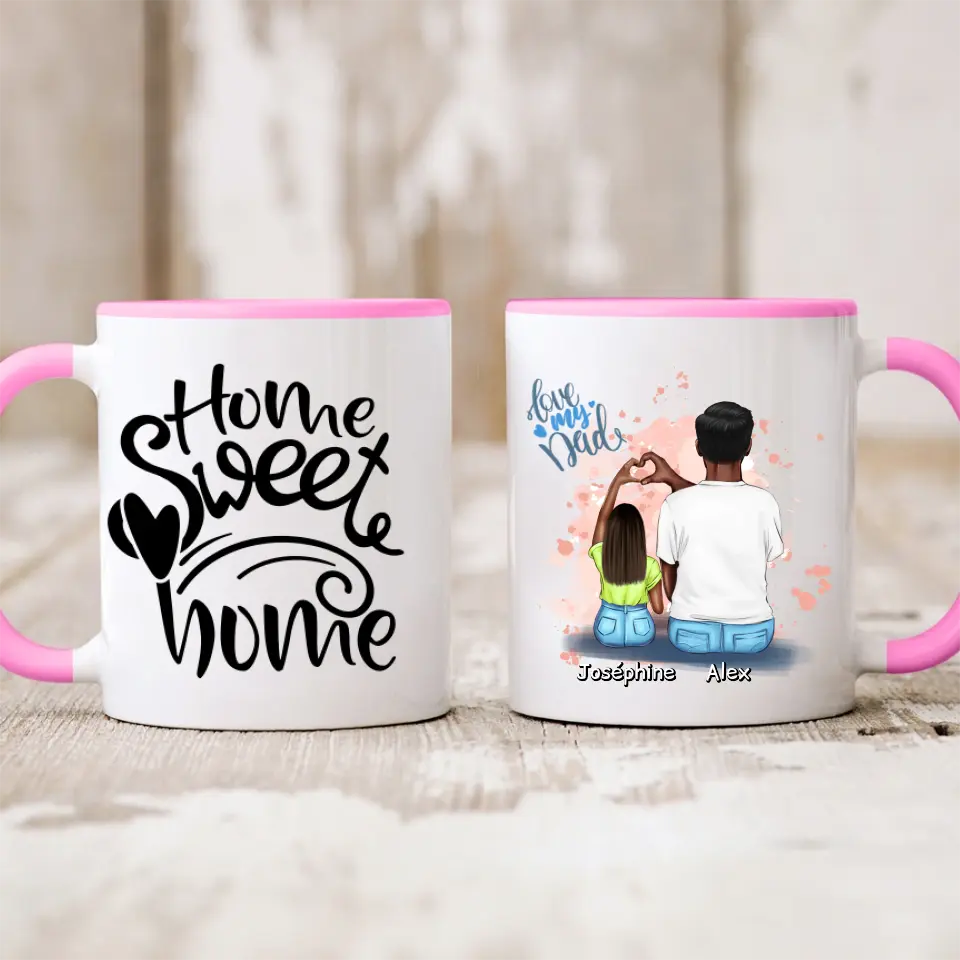 Hrnek pro otce a dceru #CZ48