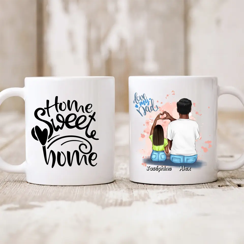 Hrnek pro otce a dceru #CZ48