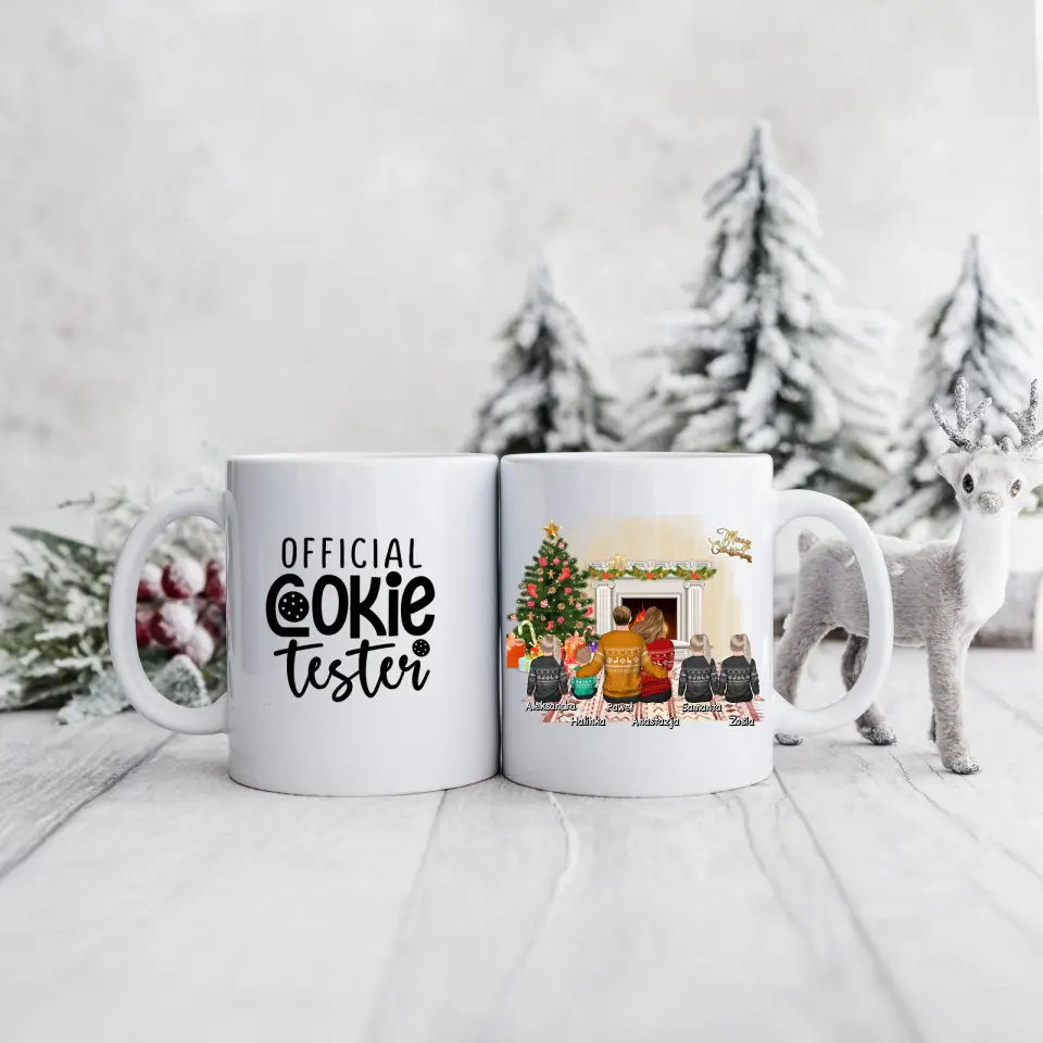 Rodinný hrnek - 2 osoby dospělí + až 4 děti #Vánoce