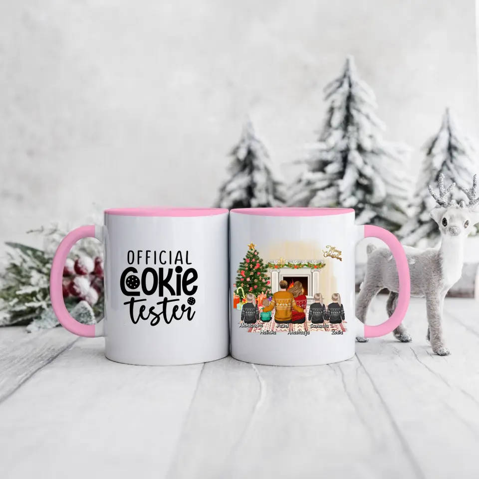 Rodinný hrnek - 2 osoby dospělí + až 4 děti #Vánoce