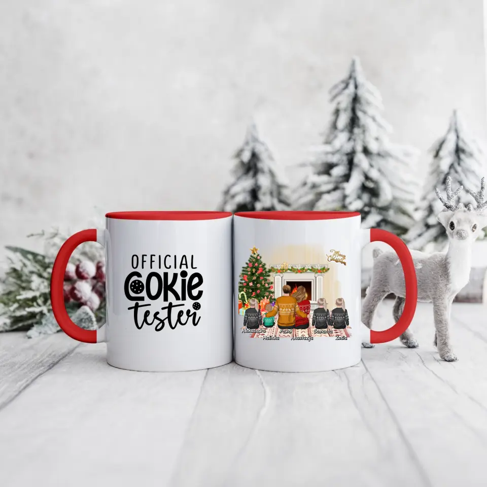 Rodinný hrnek - 2 osoby dospělí + až 4 děti #Vánoce