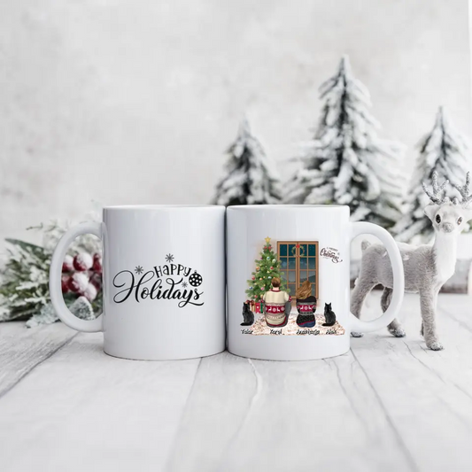 Hrnek pro páry vánoční + 1-2 domácí mazlíčci #9