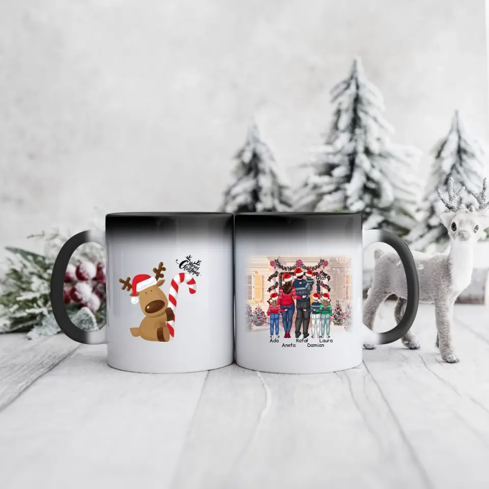 Rodinný hrnek - 2 osoby dospělí + až 4 děti - Vánoce #42