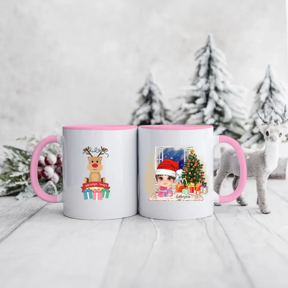 Rodinný hrnek pro dívku #Vánoce - 21