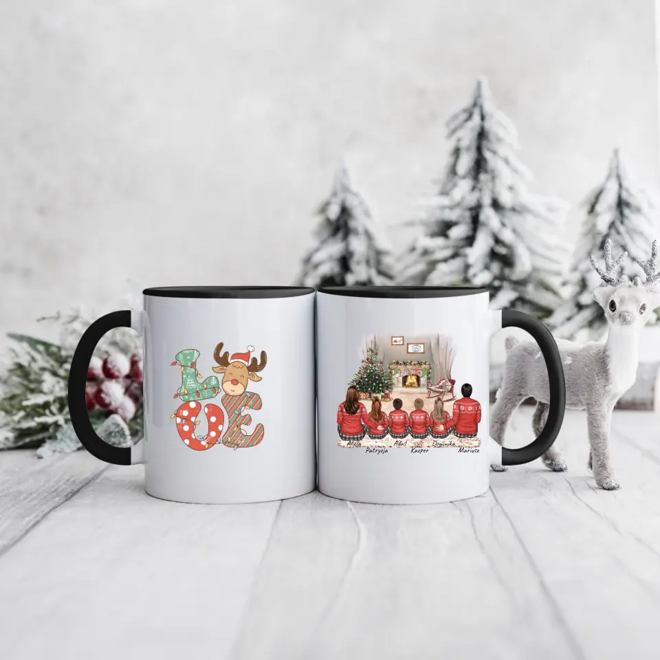 Rodinný hrnek - 2 osoby dospělí + až 1-4 děti #Vánoce - 42
