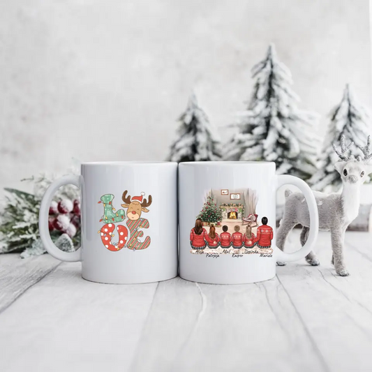 Rodinný hrnek - 2 osoby dospělí + až 1-4 děti #Vánoce - 42