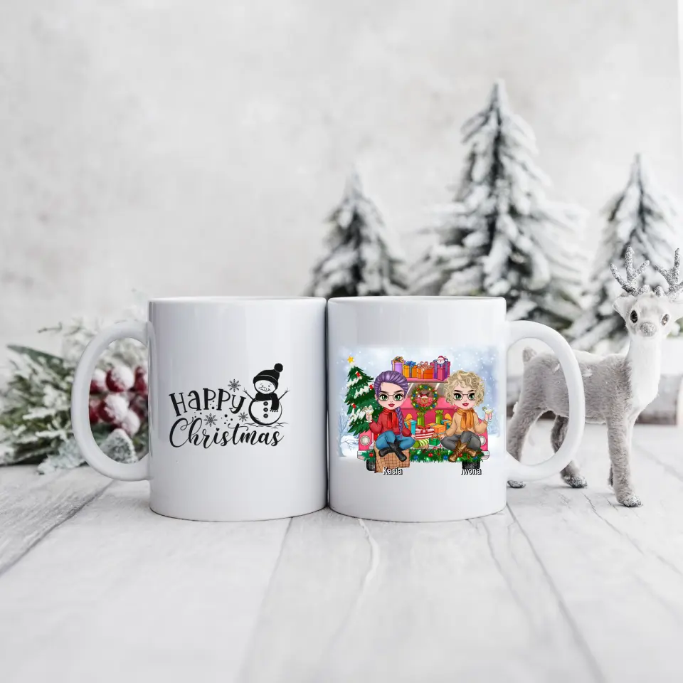 Hrnek pro přátele vánoční 2 osoby #1