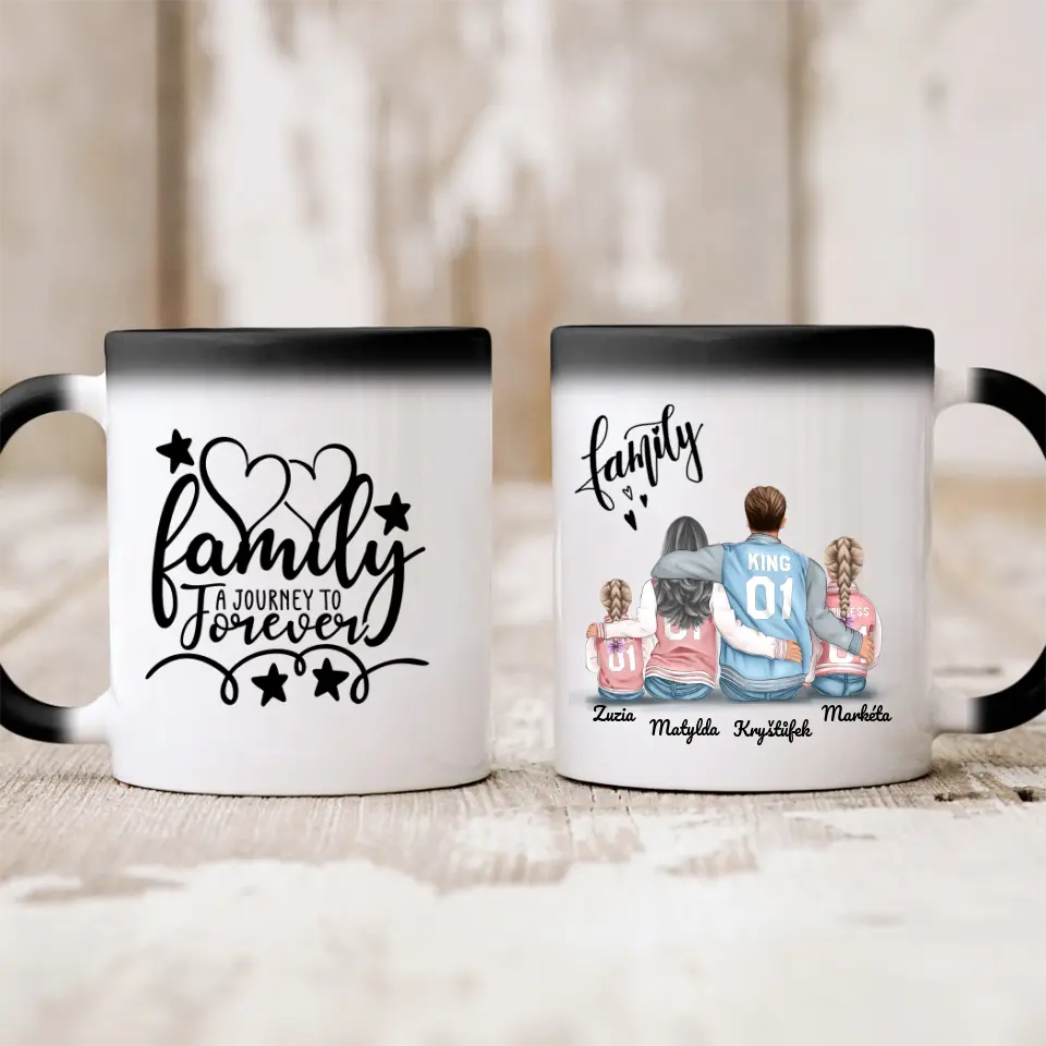 Rodinný hrnek 2 lidé +1/2 děti