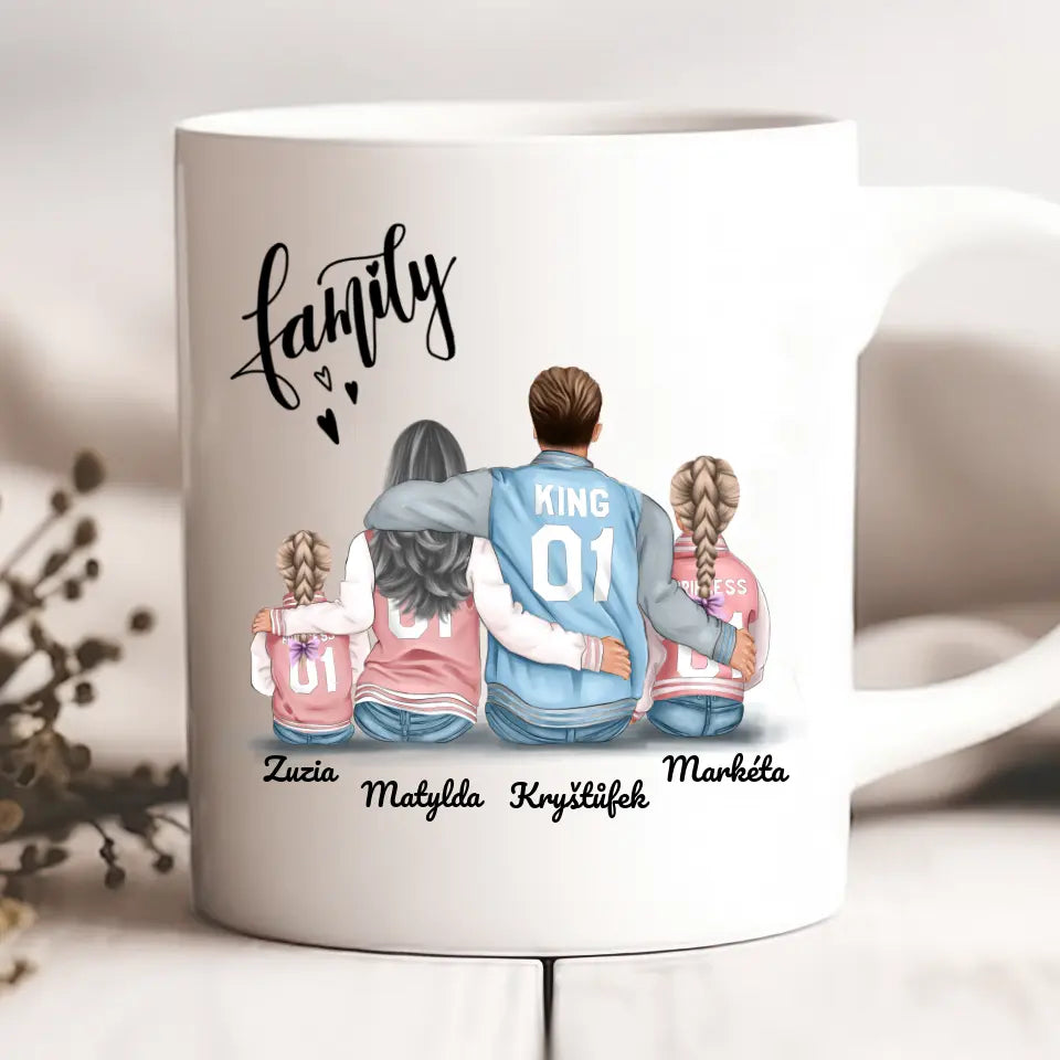 Rodinný hrnek 2 lidé +1/2 děti