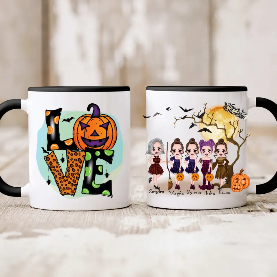 Hrnky pro přítelkyně 2-5 osoby - Halloween #2