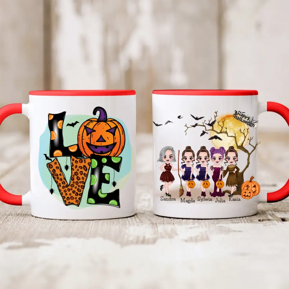 Hrnky pro přítelkyně 2-5 osoby - Halloween #2