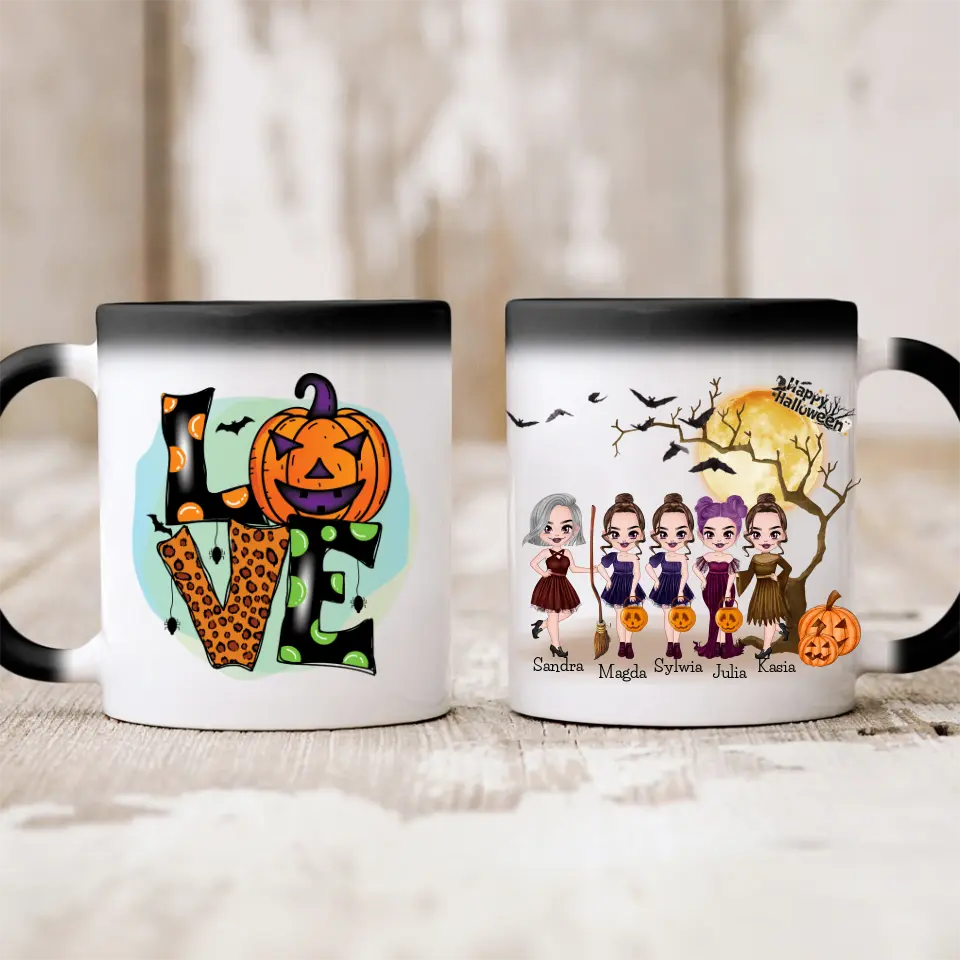 Hrnky pro přítelkyně 2-5 osoby - Halloween #2