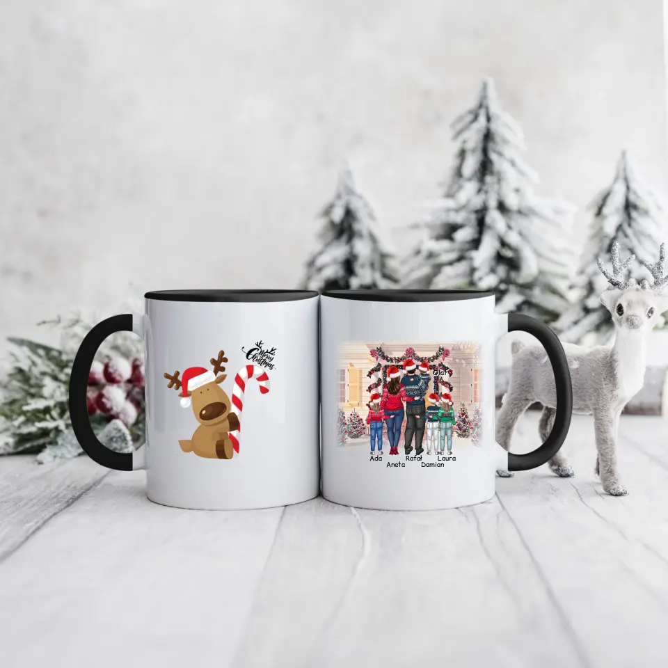 Rodinný hrnek - 2 osoby dospělí + až 4 děti - Vánoce #42