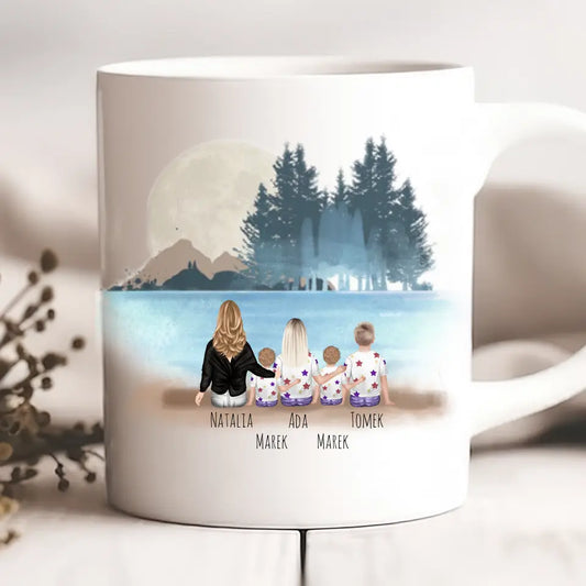 Rodinný hrnek - maminka + až 1-4 děti #11