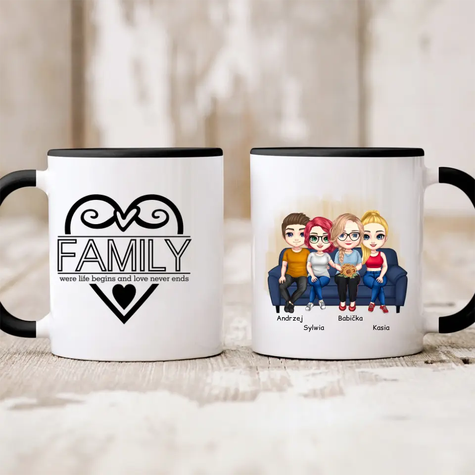 Hrnek pro babičku + 1-3 vnoučata #1