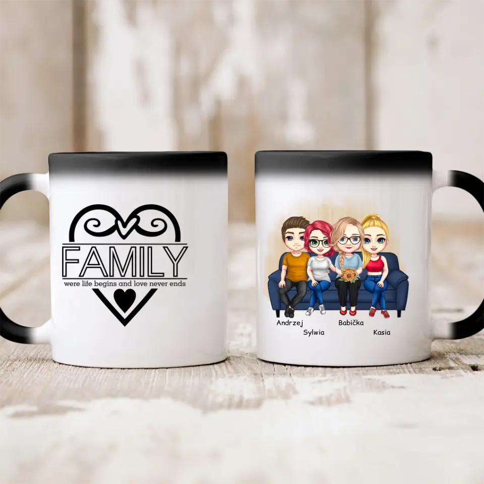 Hrnek pro babičku + 1-3 vnoučata #1