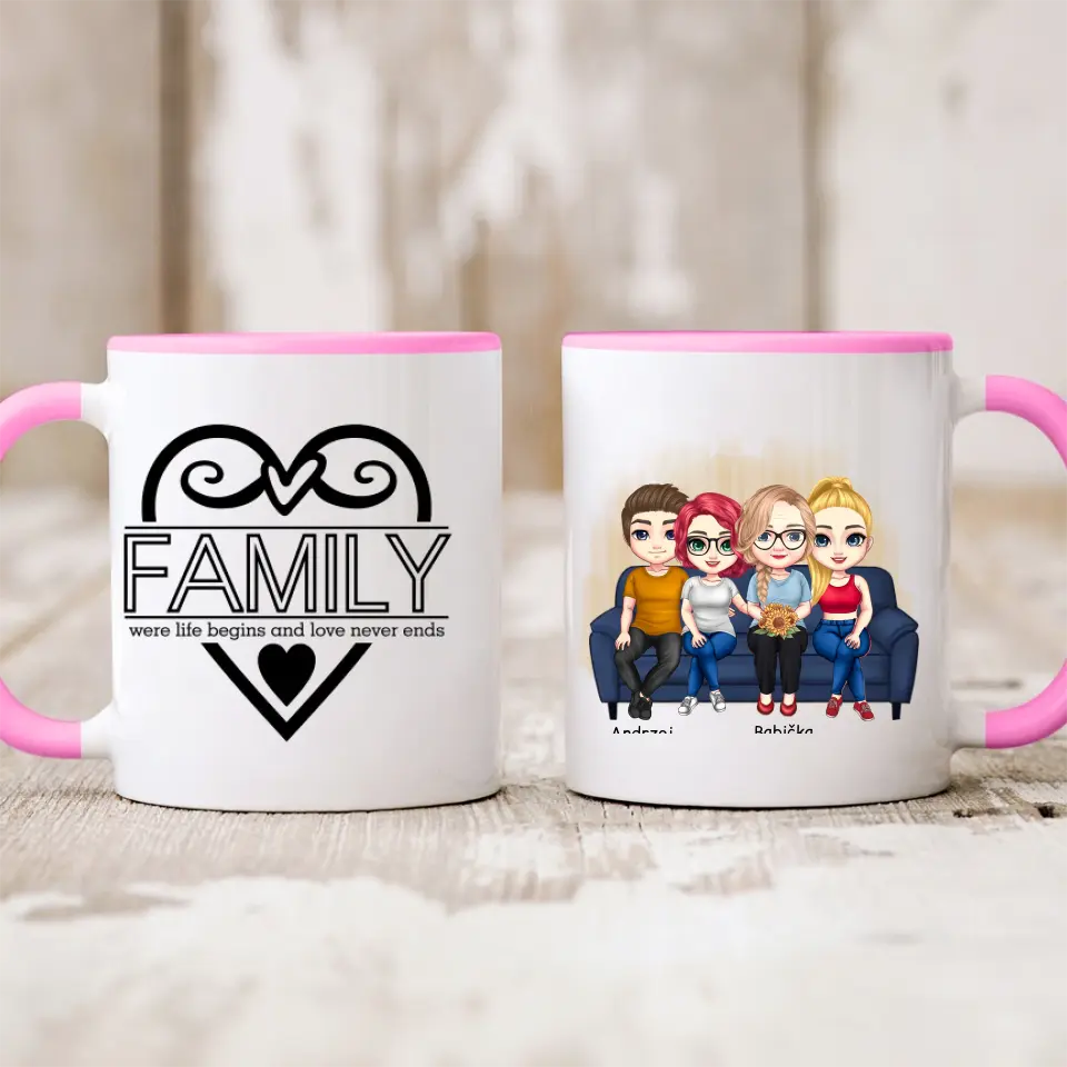 Hrnek pro babičku + 1-3 vnoučata #1