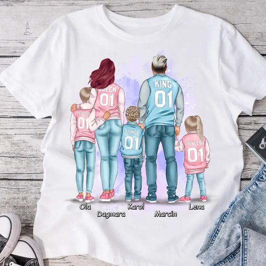 Rodinné tričko (personalizované) - 2 lidé + 1/3 děti #11