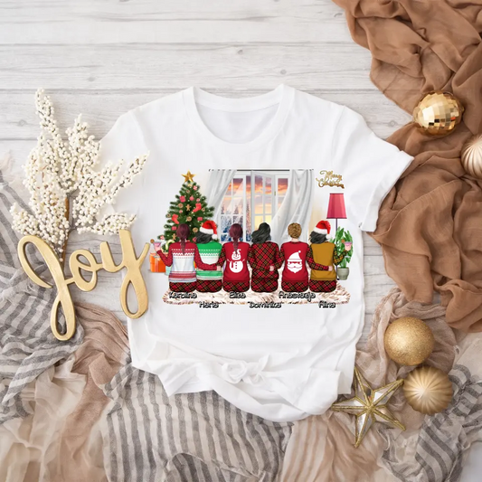 Vánoční trička pro přátele 2-6 lidí #5