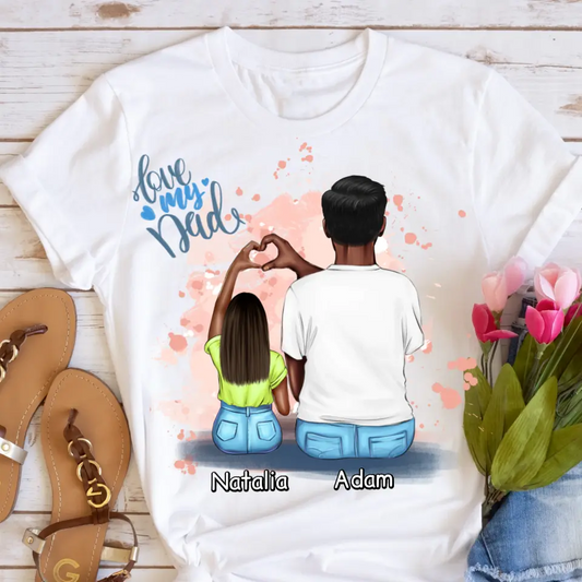 Rodinné tričko (personalizované) - pro tátu a dceru #16
