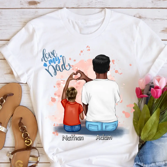 Rodinné tričko (personalizované) - pro tátu a syna #17