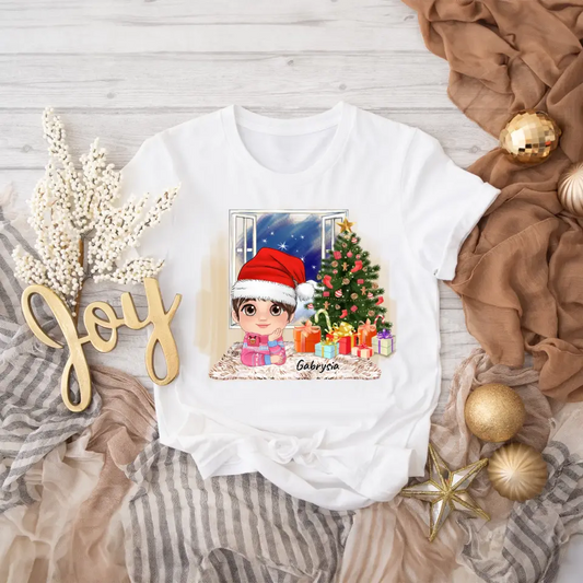 Vánoční trička pro rodinu pro dívku #55