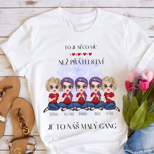 Tričko s potiskem - pro přátele - max. 1-5 lidí #32