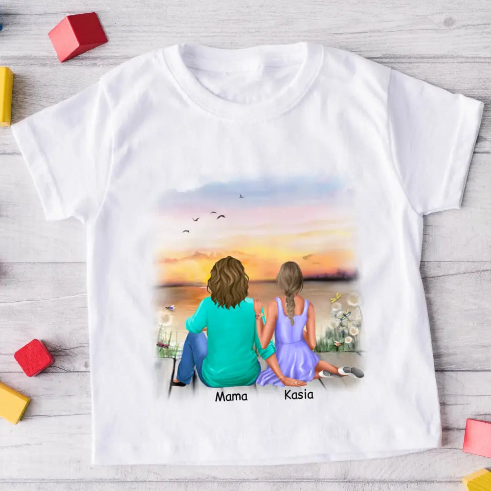 Rodinné tričko (personalizované) - máma a dcera #3