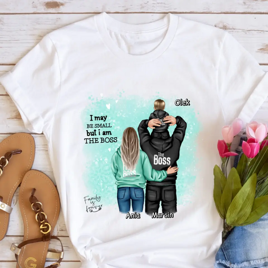 Rodinné tričko (personalizované) - 2 lidé + Dítě #7