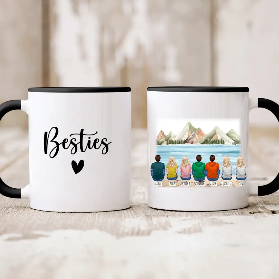 Hrnek pro přátele - žena nebo muž max. 1-6 lidí #CZ11