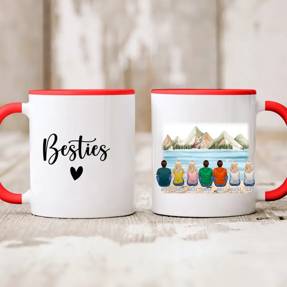 Hrnek pro přátele - žena nebo muž max. 1-6 lidí #CZ11