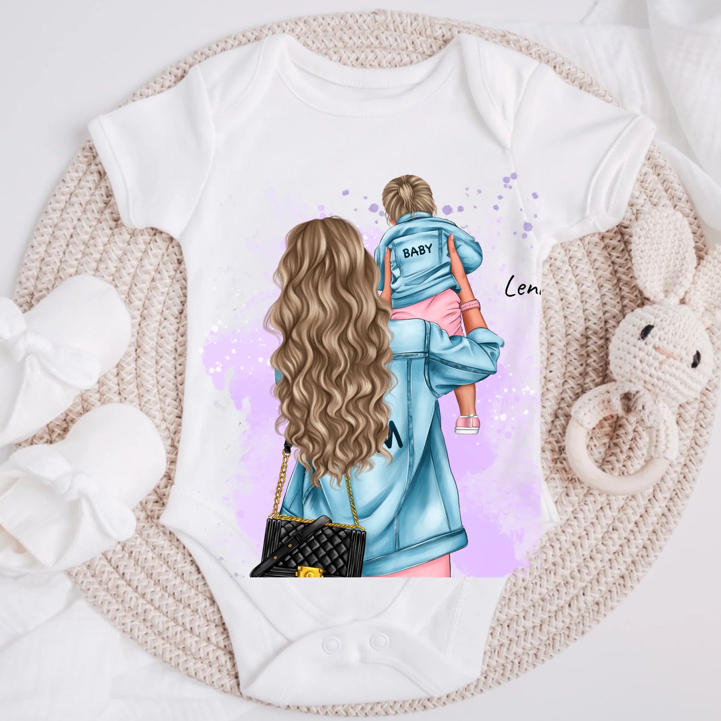 Rodinné tričko (personalizované) - máma a dcera #5