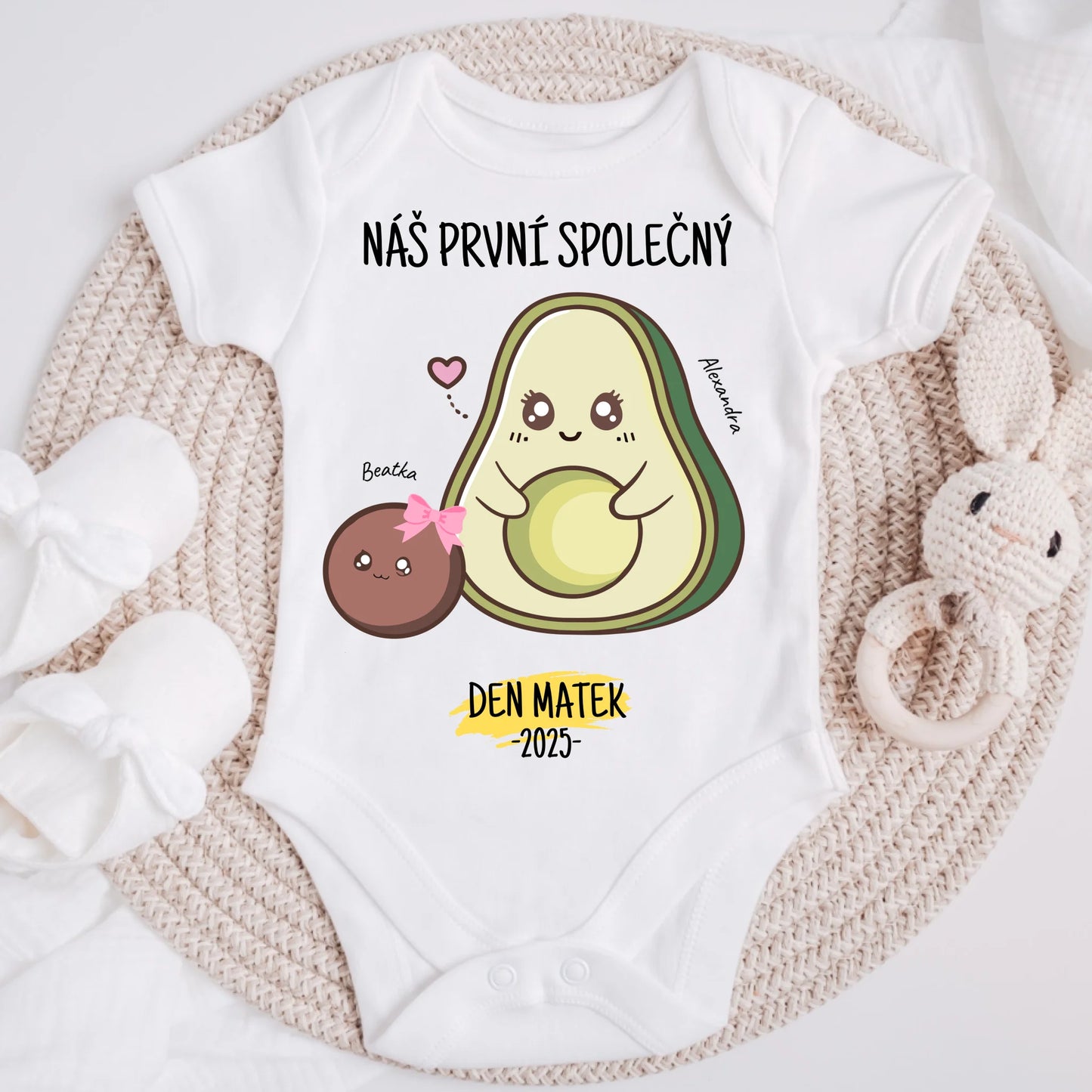 Tričko pro maminku a dceru – Náš první společný Den Matek – personalizované – Dárek ke Dni matek #42