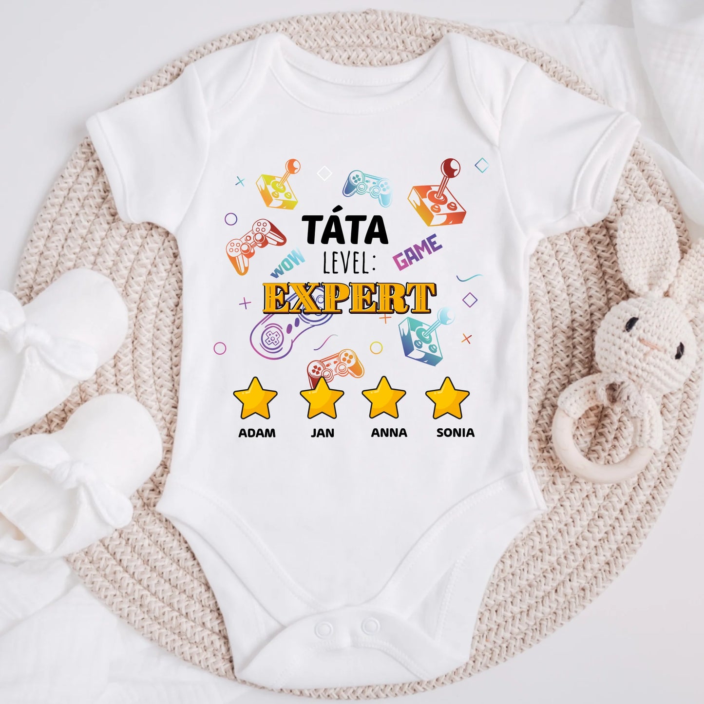 Tričko pro tátu a děti - Personalizované - Dárek ke Dni otců #7362