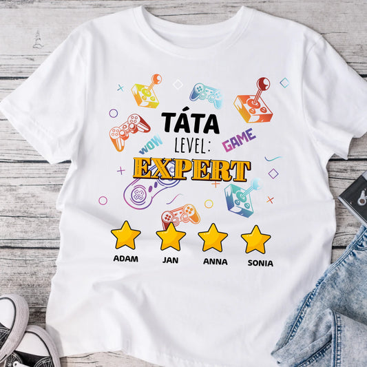 Tričko pro tátu a děti - Personalizované - Dárek ke Dni otců #7362