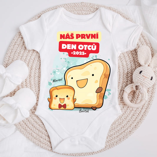 Tričko se vzorem táta a dítěte - Personalizované (rodinné) #8429