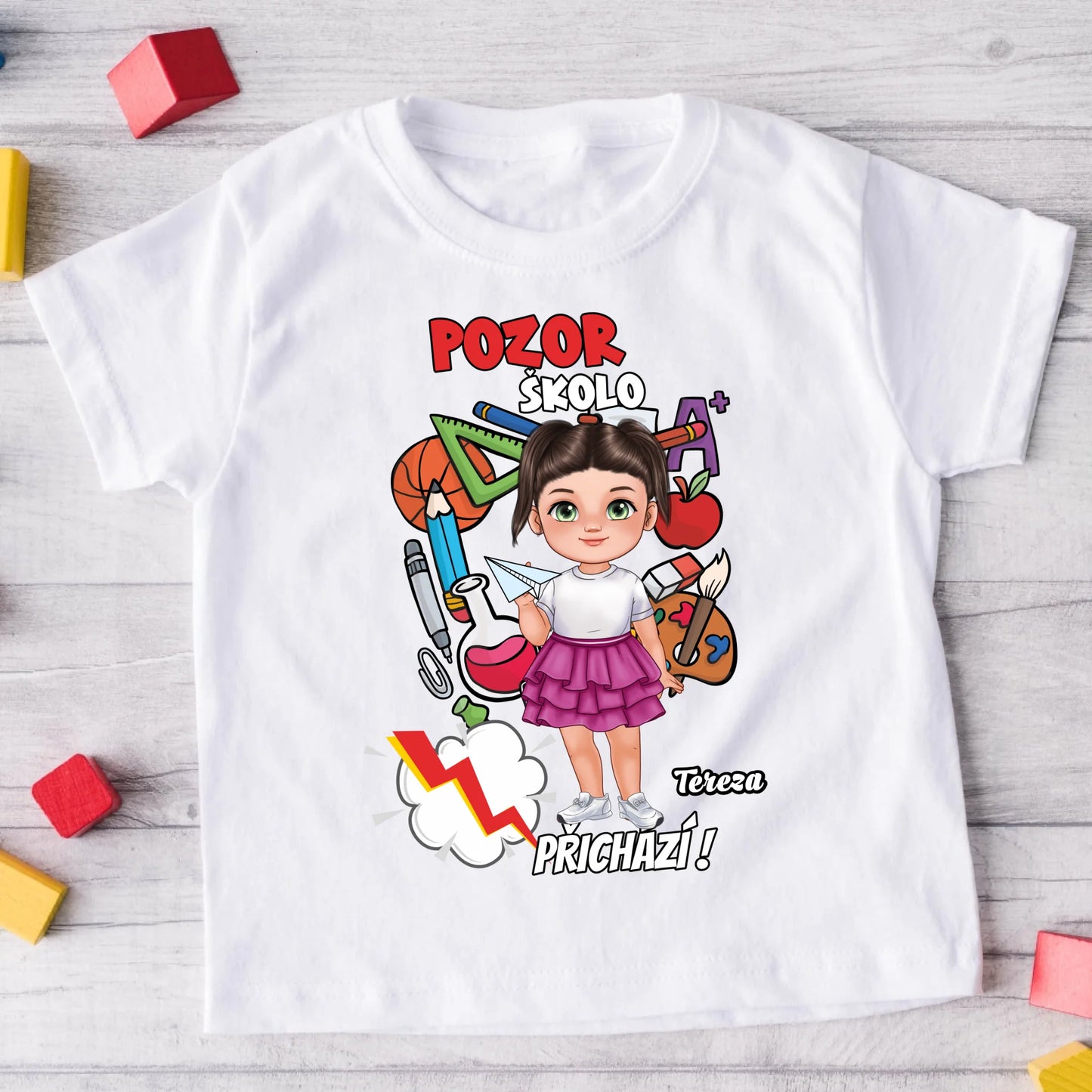 Personalizované tričko do školy/školky #800