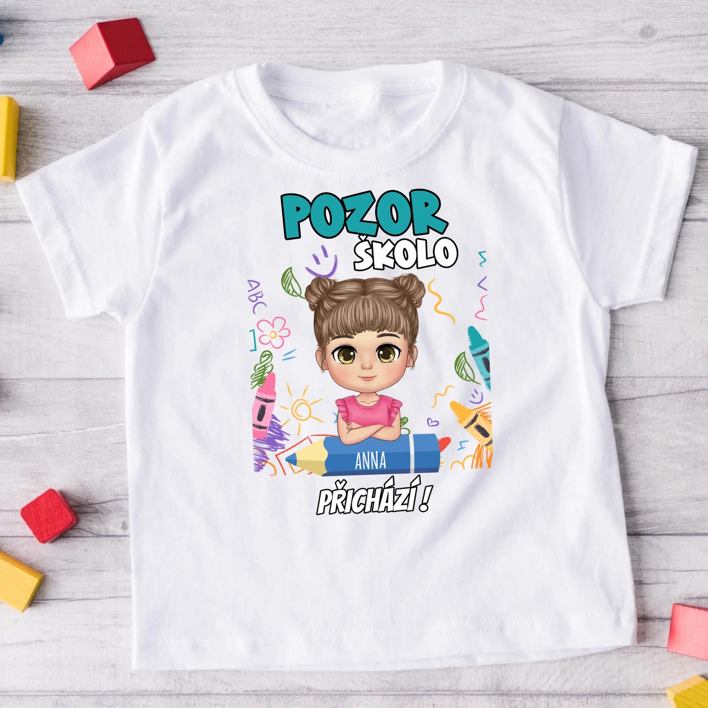 Personalizované tričko do školy/školky #383