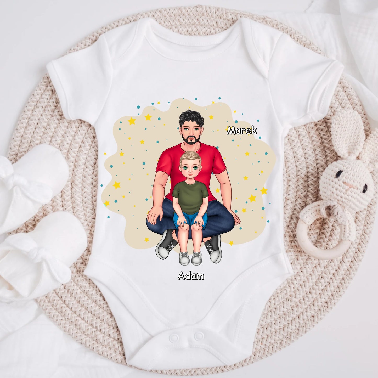 Rodinné tričko (personalizované) - pro tátu a syna #9212