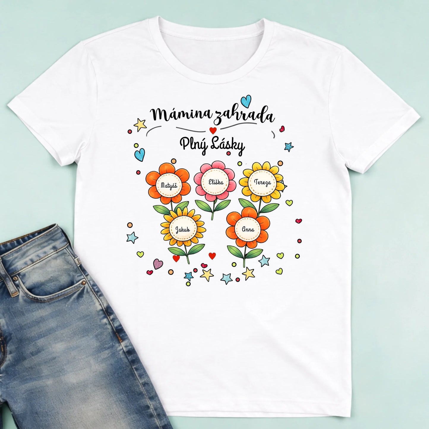 męska biała koszulka przód 1