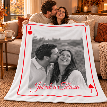 Personalizovaná deka s fotografií, jmény a iniciálami #90371 [PC-GALLERY:cmuty3fey000jqtiozg2w1gnp:3f4910a7-4d06-47f6-b5a4-6f77a9b15ced:f0c32c30ee71837b1e3cb3dc63acea2ba8c3352186c89a4e70fc71f04176d88d]