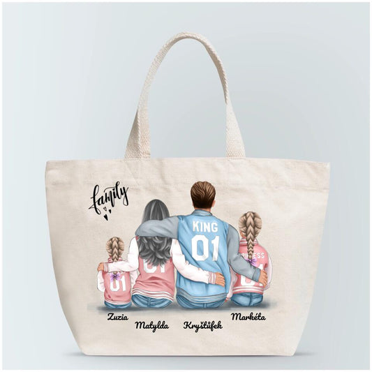 Personalizovaná nákupní taška - 2 lidé +1-2 děti #3