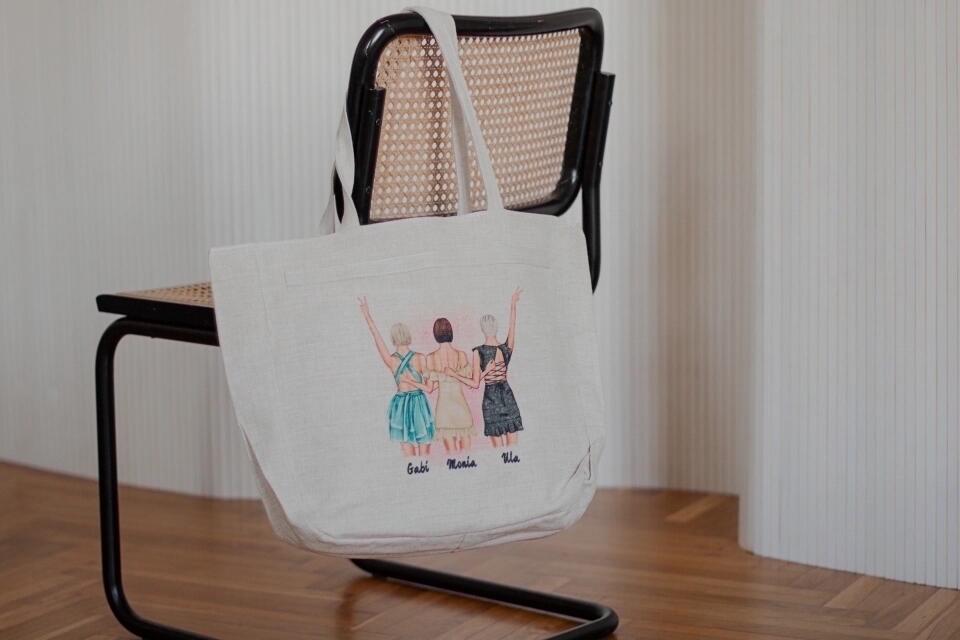 Rodinná personalizovaná taška - Máma a dcera #5