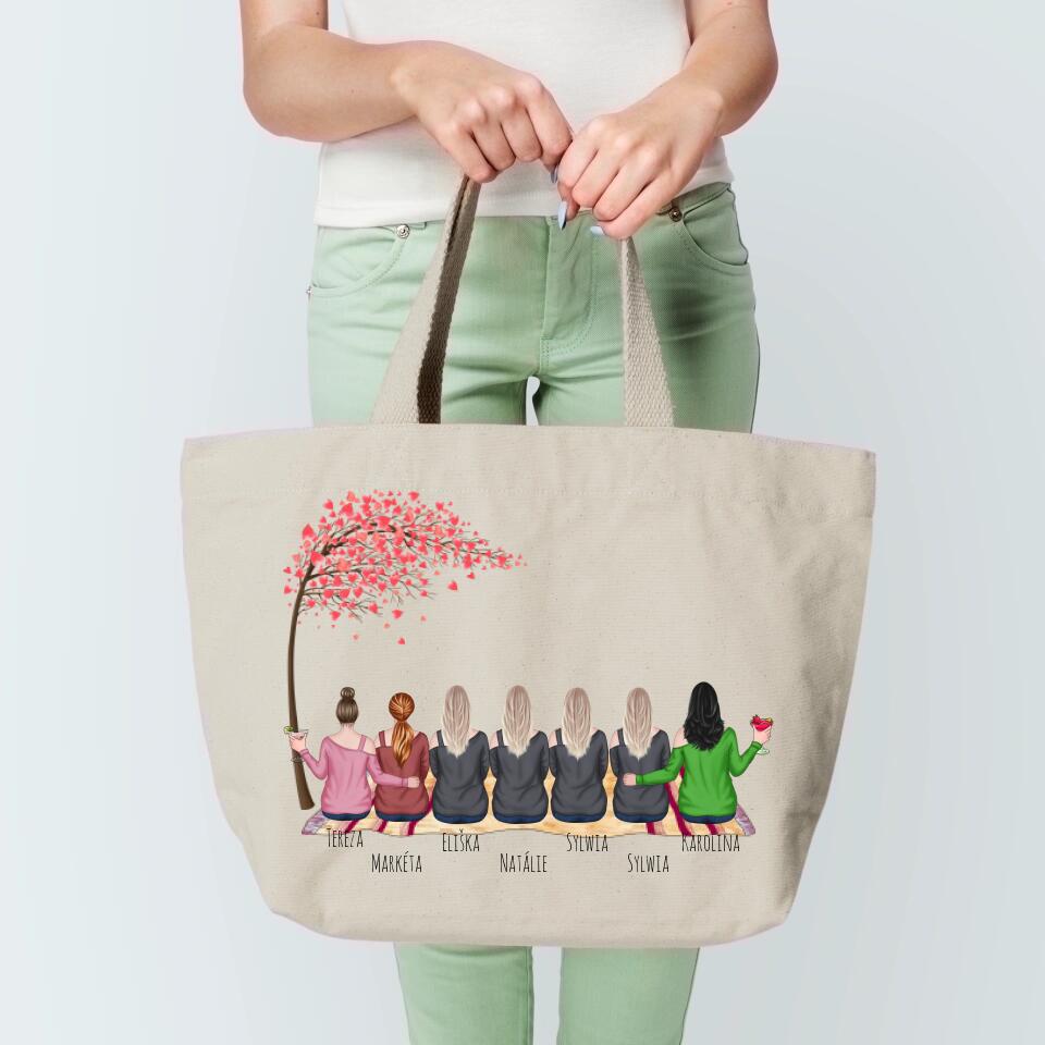 Personalizovaná nákupní taška  - pro přítelkyně max. 2-7 lidí #11