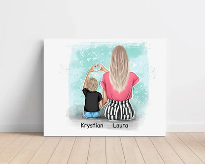 Obraz na plátně pro maminku + syn #7
