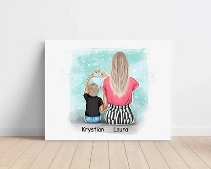 Obraz na plátně pro maminku + syn #7
