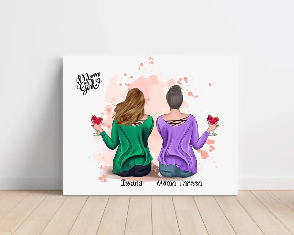 Obraz na plátně pro maminku + dceru #8
