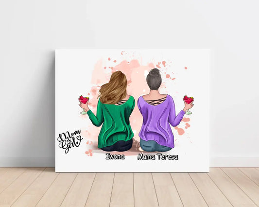 Obraz na plátně pro maminku + dceru #8