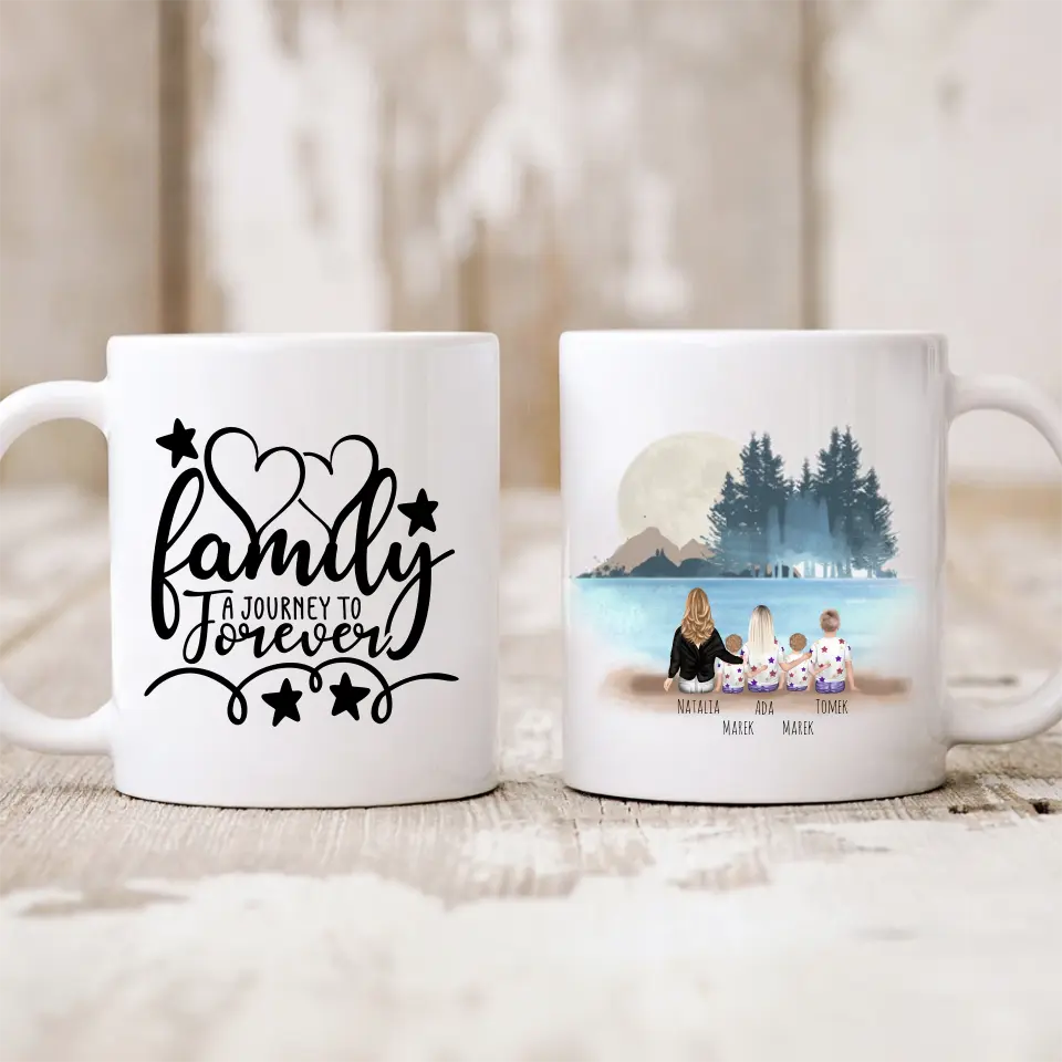 Rodinný hrnek - maminka + až 1-4 děti #11